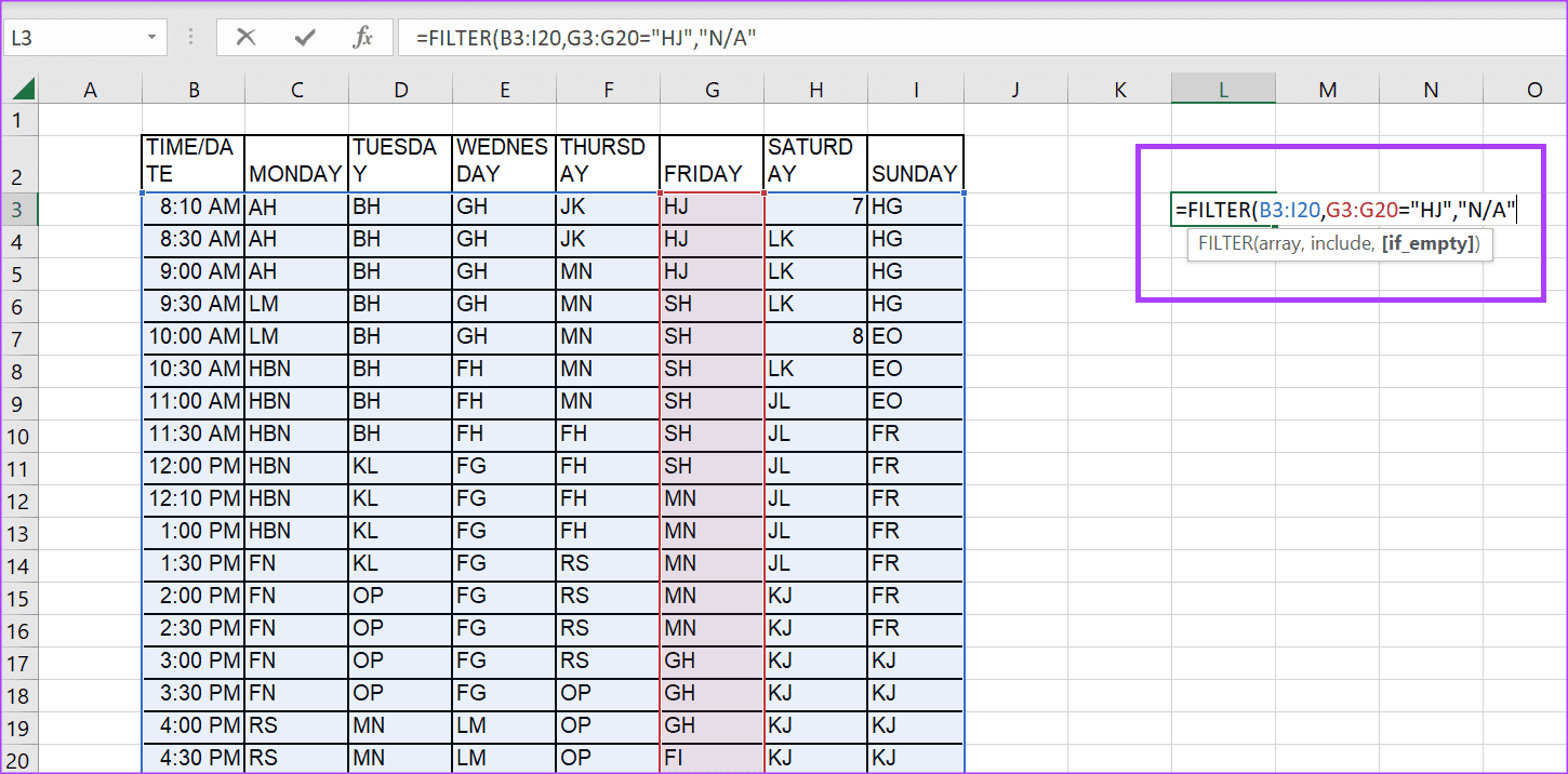 how-to-use-filter-sort-data-function-in-excel-5 كيفية استخدام وظيفة تصفية وفرز البيانات في Microsoft Excel