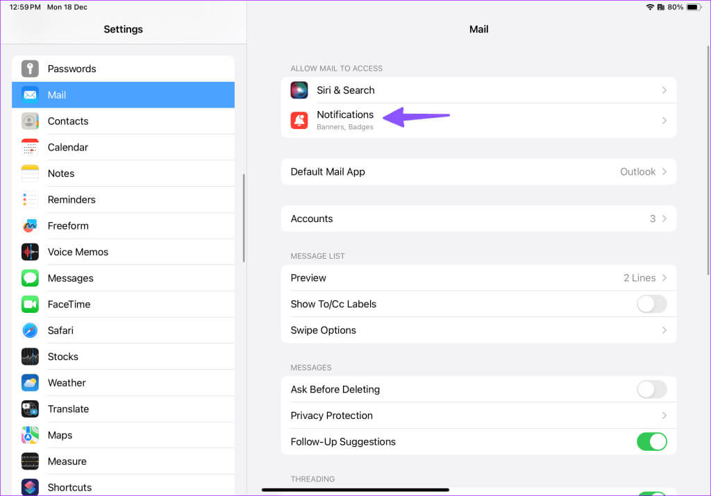 iPad-Not-Receiving-Emails-10-1024x715-1 أفضل 10 طرق لإصلاح عدم تلقي iPad لرسائل البريد الإلكتروني