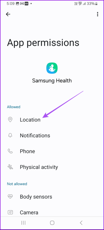 أفضل 8 إصلاحات لعدم تتبع الخطوات على تطبيق Samsung Health في هواتف Samsung Galaxy - %categories