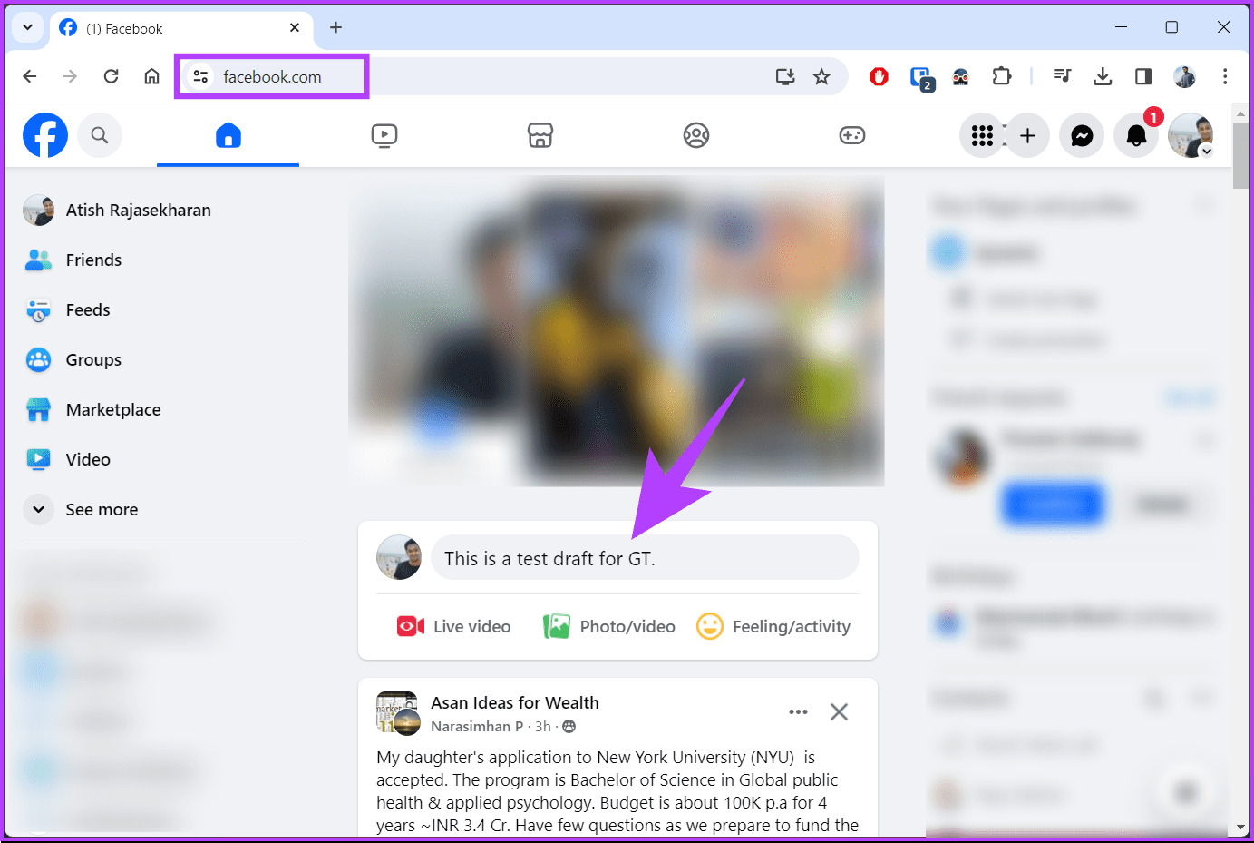 log-in-to-your-account كيفية العثور على المسودات على Facebook على الهاتف المحمول وسطح المكتب