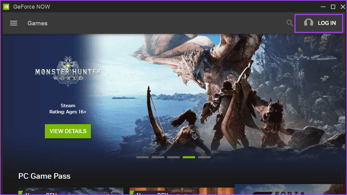 login-geforce-now أفضل 9 طرق لإصلاح رمز خطأ GeForce NOW 0x800b1004 في Windows 11