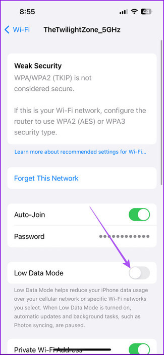 low-data-mode-wifi-iphone-475x1024-1 أفضل 6 إصلاحات لعدم تنزيل تطبيق Outlook المرفقات على iPhone وAndroid