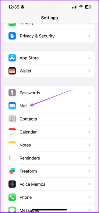 mail-settings-iphone-475x1024-1 كيفية حذف رسائل البريد الإلكتروني بشكل جماعي في Apple Mail