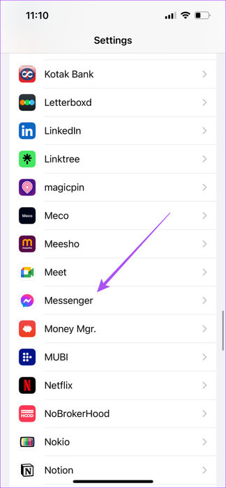 messenger-settings-iphone-474x1024-1 أفضل 8 إصلاحات لعمل تطبيق Facebook Messenger على شبكة Wi-Fi فقط