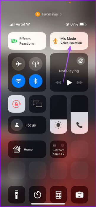 mic-mode-control-center-iphone-475x1024-1 أفضل 8 إصلاحات لعدم عمل عزل الصوت في FaceTime