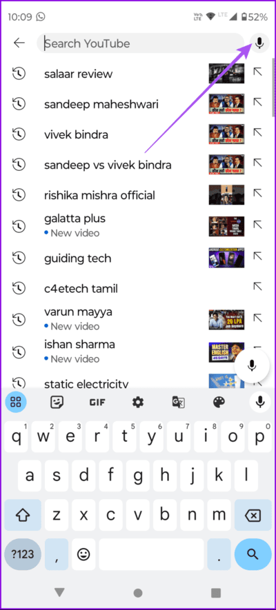 microphone-icon-youtube-search-android-694x1536-1 كيفية استخدام Hum-To-Search في تطبيق YouTube على Android