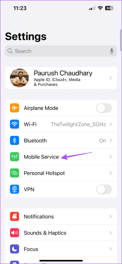 mobile-service-settings-iphone-1-710x1536-1 أفضل 7 إصلاحات لعدم تشغيل فيديو بدقة عالية في Amazon Prime على iPhone وAndroid