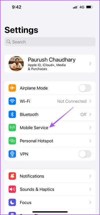 mobile-service-settings-iphone-475x1024-1 أفضل 6 إصلاحات لعدم تنزيل تطبيق Outlook المرفقات على iPhone وAndroid