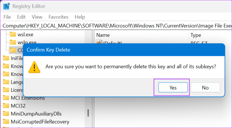 modify-registry-key-3 أفضل 7 طرق لإصلاح عدم عمل CCleaner في Windows 11