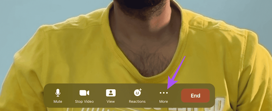 more-options-zoom-apple-tv-4k كيفية استخدام تطبيق Zoom على Apple TV 4K