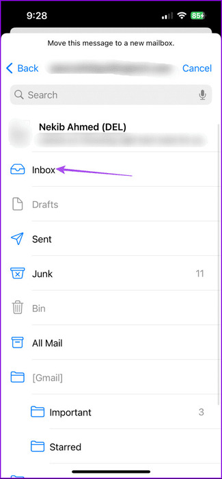move-deleted-to-inbox-mail-app-iphone-475x1024-1 كيفية حذف رسائل البريد الإلكتروني بشكل جماعي في Apple Mail