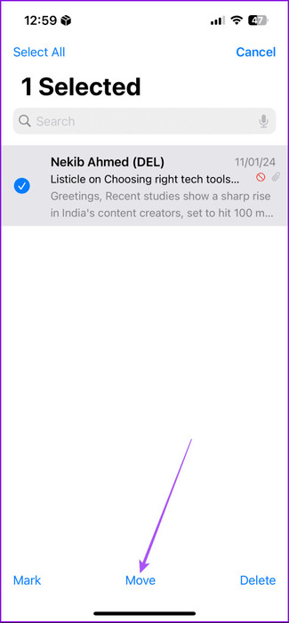 move-emails-apple-mail-iphone-475x1024-1 كيفية حذف رسائل البريد الإلكتروني بشكل جماعي في Apple Mail