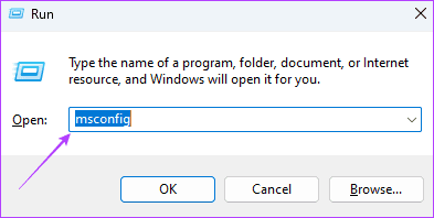 msconfig-2 أفضل 6 إصلاحات لاستمرار الماوس في النقر من تلقاء نفسه على Windows 11