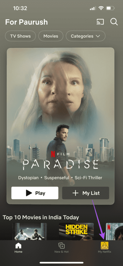 my-netflix-tab-mobile-app-710x1536-1 كيفية استخدام علامة تبويب Netflix الخاصة بي في تطبيق Netflix على iPhone وAndroid