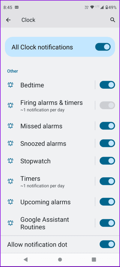 notification-permissions-clock-android-694x1536-1 أفضل 7 إصلاحات لعدم عمل تطبيق الساعة على Android