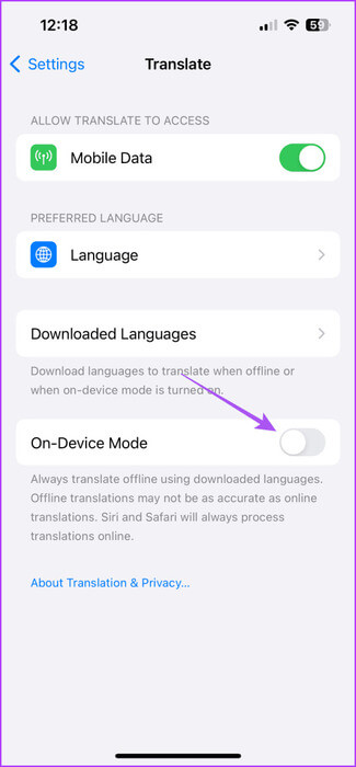 أفضل 7 إصلاحات لعدم عمل تطبيق Apple Translate على iPhone - %categories