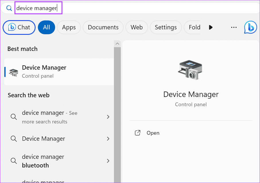 open-device-manager-28 أفضل 9 إصلاحات لخطأ شاشة الموت الزرقاء "WHEA_UNCORRECTABLE_ERROR" في Windows 10 و11