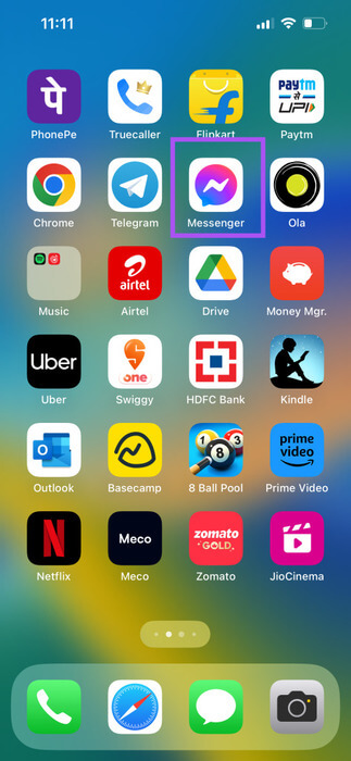 open-facebook-messenger-on-iphone-473x1024-1 أفضل 8 إصلاحات لعمل تطبيق Facebook Messenger على شبكة Wi-Fi فقط