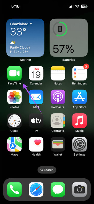 open-facetime-on-iphone-473x1024-2 أفضل 8 إصلاحات لعدم عمل عزل الصوت في FaceTime