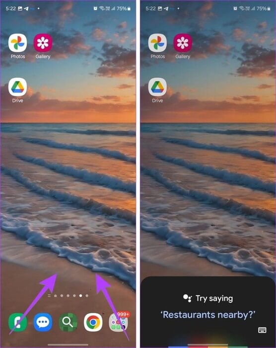 open-google-assistant-using-gesture-813x1024-1 كيفية فتح Google Assistant على Samsung وهواتف Android الأخرى