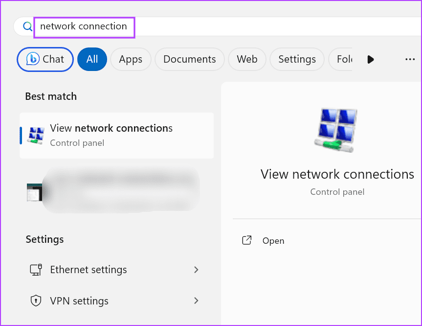 open-network-conenctions أفضل 9 طرق لإصلاح رمز خطأ GeForce NOW 0x800b1004 في Windows 11