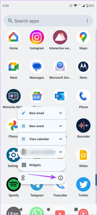 open-outlook-app-info-android-462x1024-1 أفضل 6 إصلاحات لعدم تنزيل تطبيق Outlook المرفقات على iPhone وAndroid