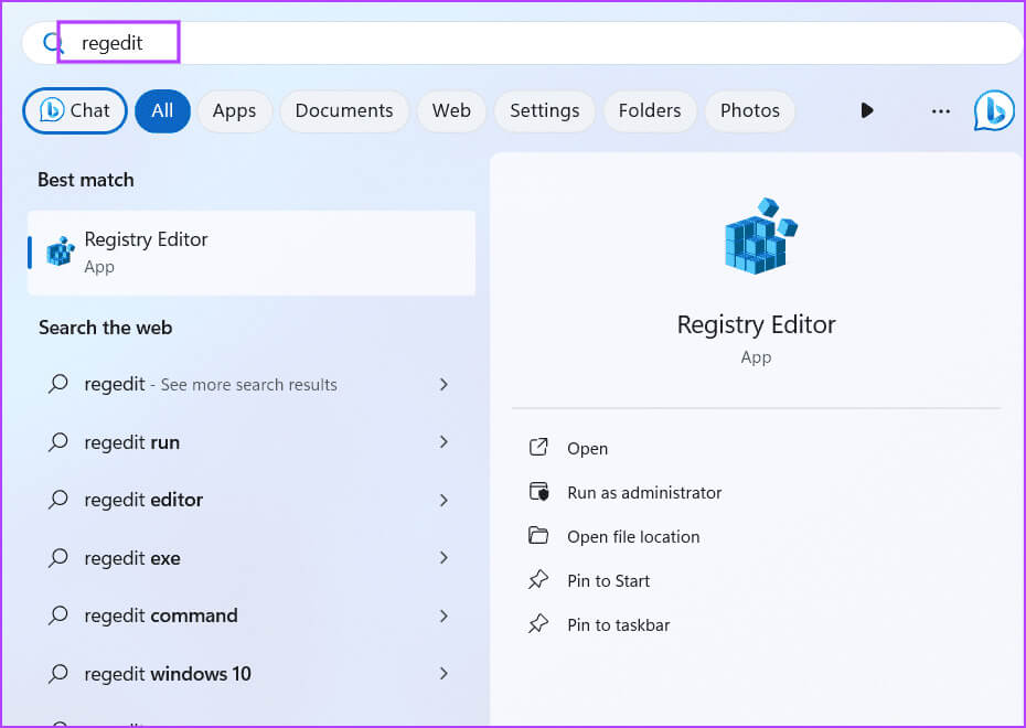 open-regedit-1 أفضل 9 إصلاحات لخطأ "هناك خطأ ما في الخادم الوكيل" في Chrome