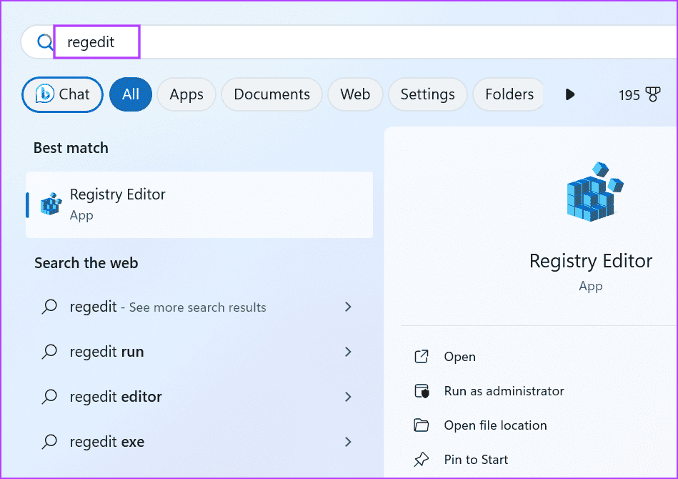 open-regedit-4 أفضل 8 إصلاحات لخطأ "برنامج تشغيل جهاز الرسومات" في Windows 11