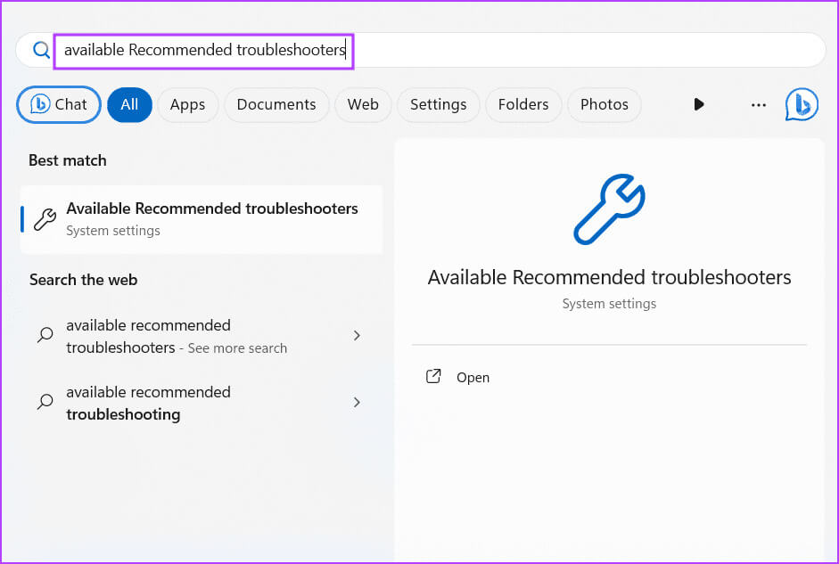 open-troubleshooter أفضل 9 إصلاحات لخطأ "هناك خطأ ما في الخادم الوكيل" في Chrome