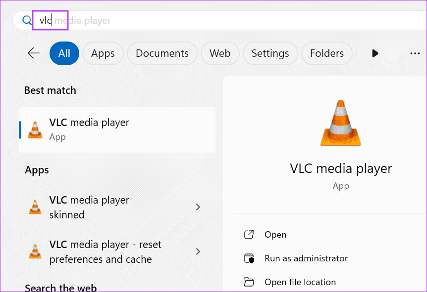 open-vlc أفضل 7 إصلاحات لعدم تشغيل VLC لملفات MKV في Windows 11