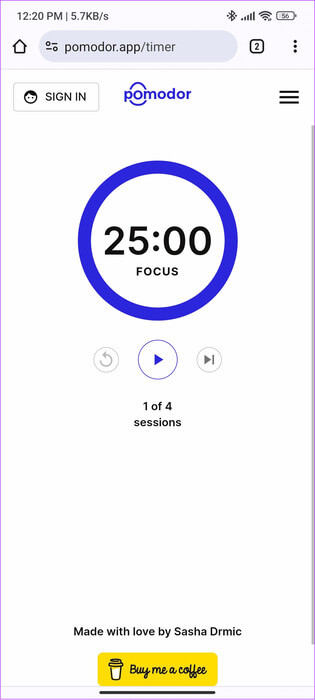 pomodor-timer 6 أفضل تطبيقات المؤقت لنظام Android