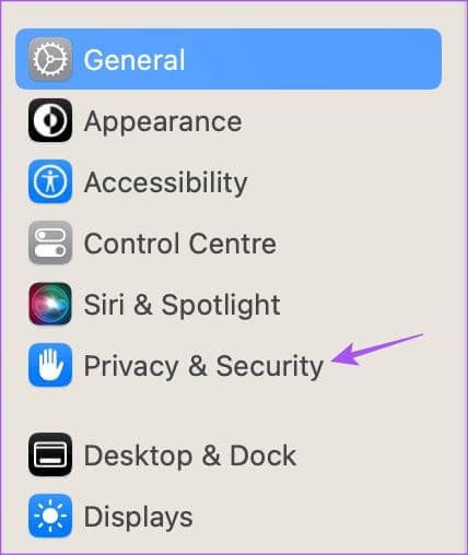 privacy-and-security-mac أفضل 7 إصلاحات لعدم عمل وضع التركيز على أجهزة iPhone وiPad وMac