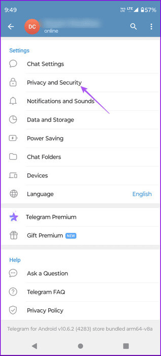 privacy-and-security-telegram-android-1-463x1024-1 كيفية قفل Telegram باستخدام رمز المرور على الهاتف المحمول وسطح المكتب