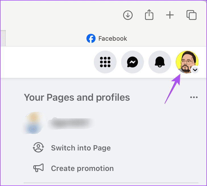 profile-icon-facebook-desktop-1 كيفية إنشاء ملفات تعريف متعددة على Facebook