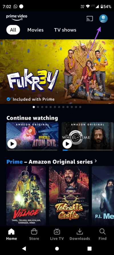 profile-icon-prime-video-android-691x1536-1 أفضل 7 إصلاحات لعدم تشغيل فيديو بدقة عالية في Amazon Prime على iPhone وAndroid