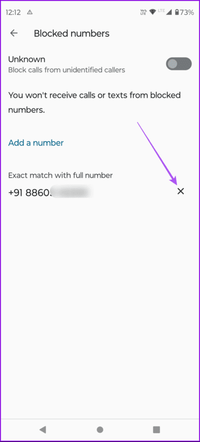 remove-blocked-contacts-messages-android-1-694x1536-1 أفضل 6 إصلاحات لعدم عمل إيصالات القراءة في تطبيق رسائل Google