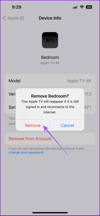 remove-device-confirm-apple-account-iphone-712x1536-1 لماذا أتلقى نفس الرسائل النصية على جهازَي iPhone مختلفين؟