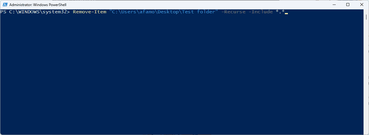 remove-test-folder أفضل 7 طرق لحذف الملفات أو المجلدات باستخدام PowerShell في Windows