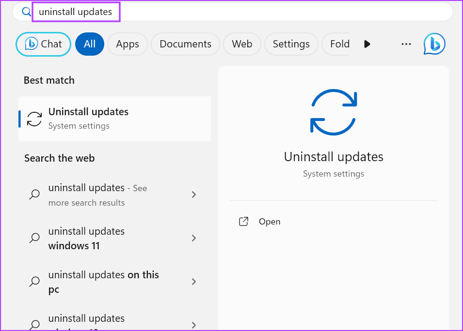 remove-update أفضل 8 إصلاحات لخطأ شاشة الموت الزرقاء "APC Index Mismatch" في Windows 10 أو 11