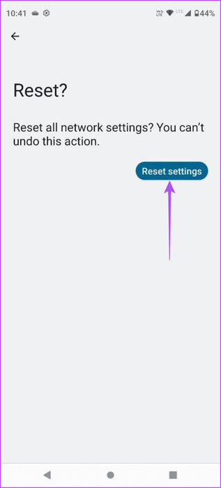 reset-all-network-settings-android-463x1024-1 أفضل 8 إصلاحات لعمل تطبيق Facebook Messenger على شبكة Wi-Fi فقط