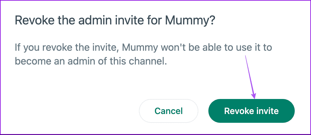revoke-invite-confirm-whatsapp-channel كيفية إضافة عدة مسؤولين إلى قنوات WhatsApp