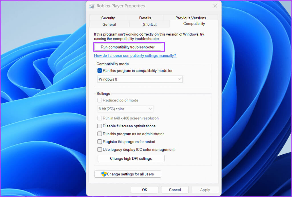 run-program-troubleshooter-1024x693-1 أفضل 8 إصلاحات لمشكلة "حدث خطأ غير متوقع، يجب إنهاء Roblox" على Windows 11