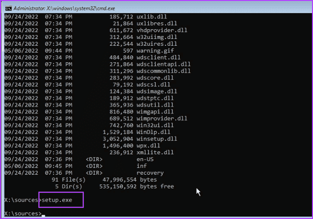 run-windows-setup أفضل 6 إصلاحات لخطأ تثبيت Windows "لم نتمكن من إنشاء قسم جديد"