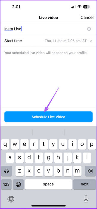 schedule-live-video-instagram-475x1024-1 كيفية البث المباشر على Instagram على الهاتف المحمول وسطح المكتب