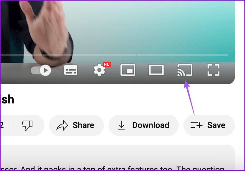 screen-cast-youtube-chrome-browse كيفية توصيل جهاز MacBook بالتلفزيون – سلكيًا ولاسلكيًا