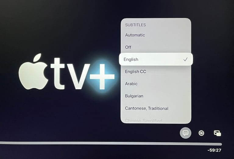 select-subitle-language-apple-tv-app-apple-tv-4k-768x522-1 كيفية تخصيص الترجمة على Apple TV 4K