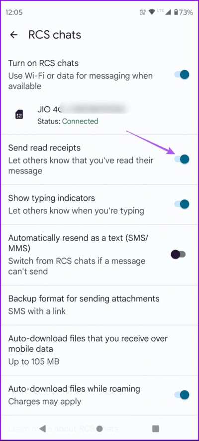 send-read-receipts-google-messages-694x1536-1 أفضل 6 إصلاحات لعدم عمل إيصالات القراءة في تطبيق رسائل Google