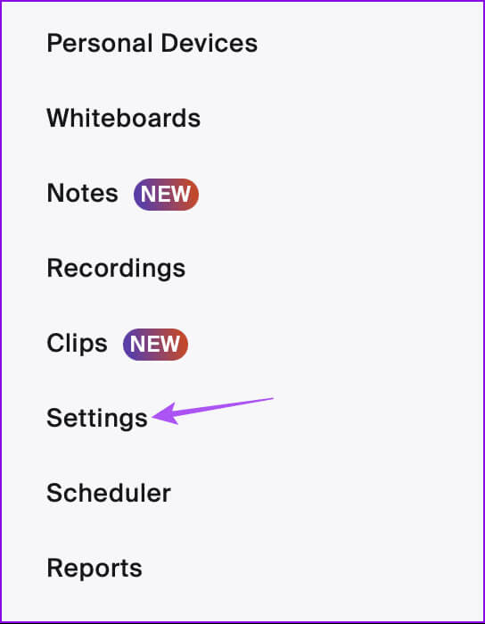 settings-Zoom-web-page كيفية تمكين التسميات التوضيحية التلقائية في Zoom