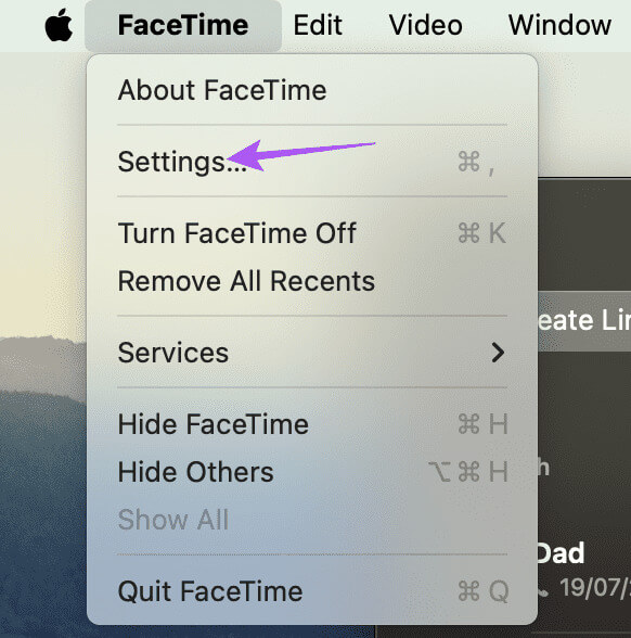 settings-facetime-Mac أفضل 8 إصلاحات لعدم عمل عزل الصوت في FaceTime