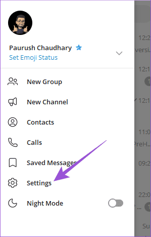 settings-telegram-windows-1 أفضل 8 إصلاحات لعدم عمل ملفات GIF في Telegram على الهاتف المحمول وسطح المكتب